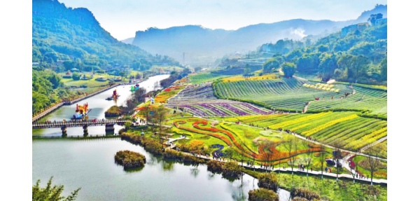 美天垃圾桶走進(jìn)花田酒地旅游景區(qū)